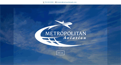 Desktop Screenshot of metropolitanaviation.com